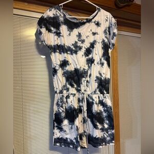 Tie-Dye Short Sleeve romper